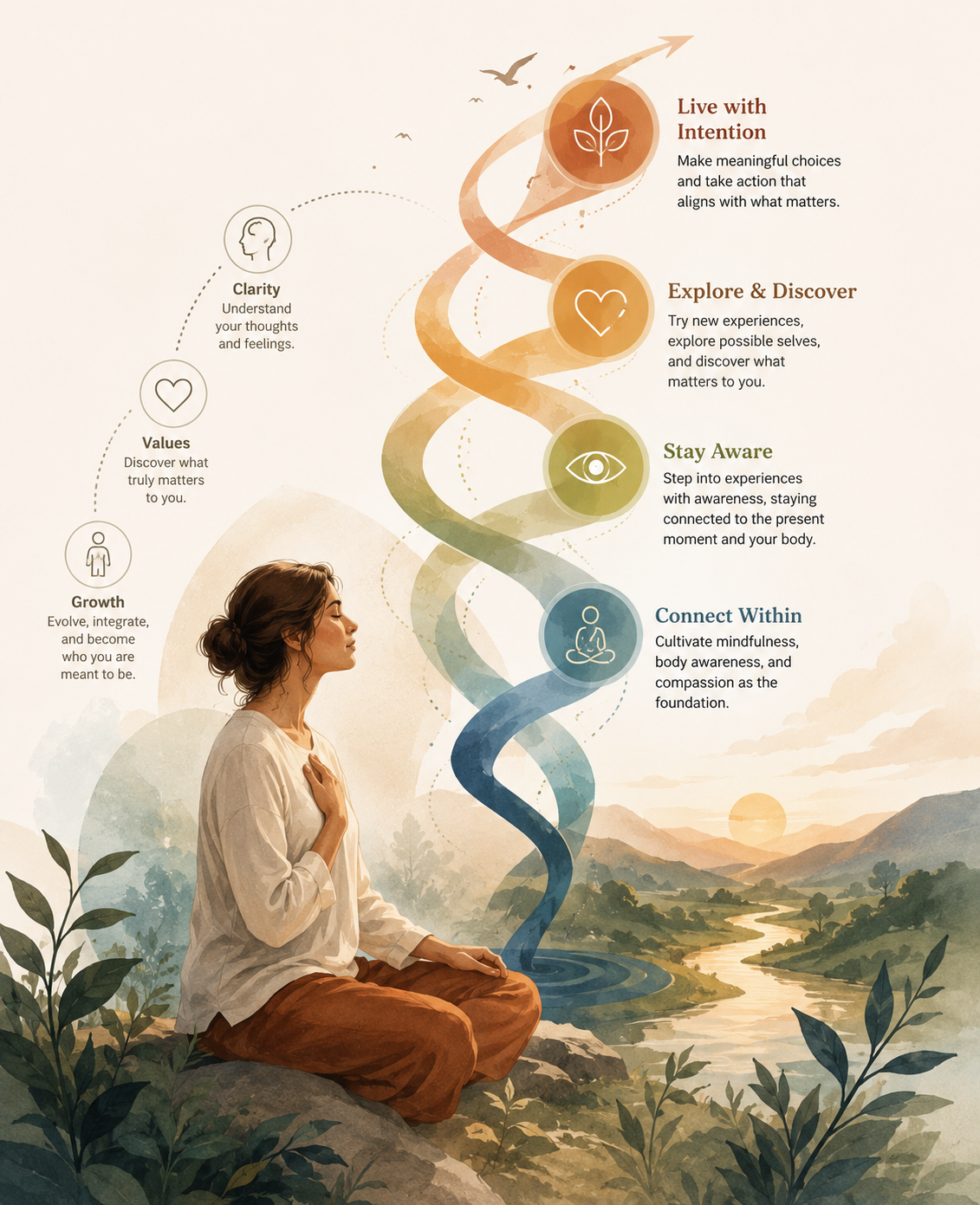 The Living Fusion™ upward spiral